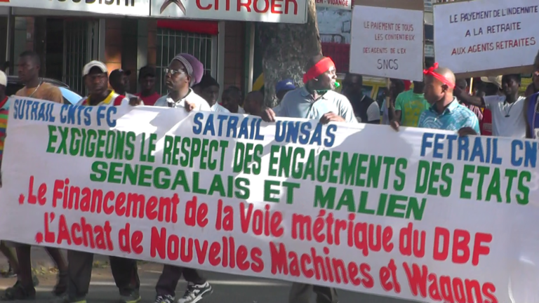 DBF: les travailleurs dans la rue