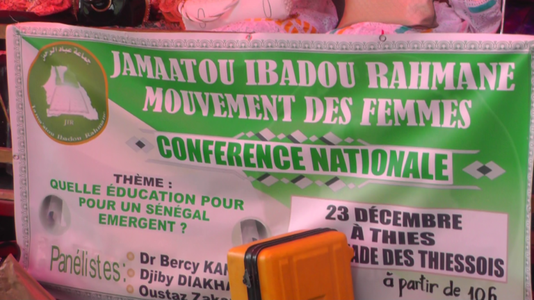 CONFERENCE RAMADAN MOUVEMENT DES FEMMES DE LA JIR SECTION THIES