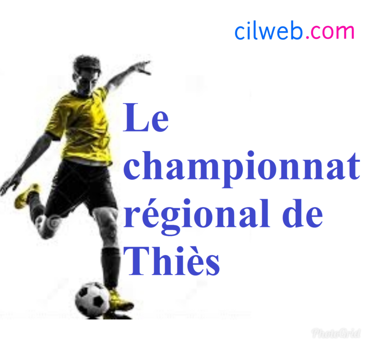 Résultats 1er Tour championnat régional Thiès