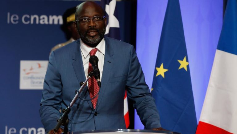 George Weah aux étudiants français: «L’éducation est la clé»