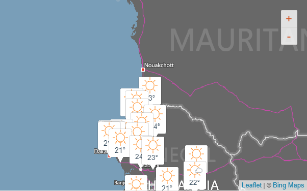 La météo du 15 Mars 2018