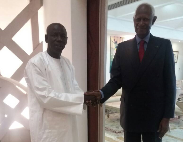 Abdoulaye Wilane reçu par Abdou DIOUF