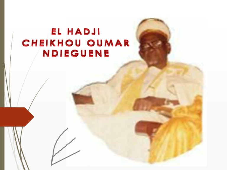 El Hadji Cheikhou Oumar Ndieguene, Un fidèle serviteur de la religion musulmane,