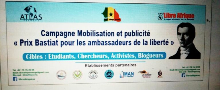 Liberté individuelle, économique,politique, Libreafrique lance la première édition du concours Prix Bastiat des ambassadeurs de la liberté