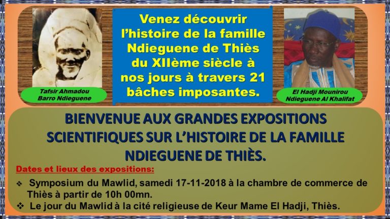 Thies, Symposium de keur Mame El Hadji sur l’islam soufi et les agressions occidentales