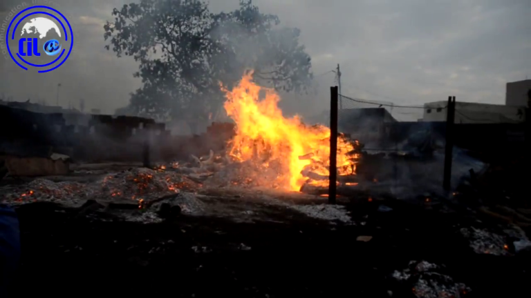 Thies, Un incendie violent fait d’importants dégats matériels au marché sham