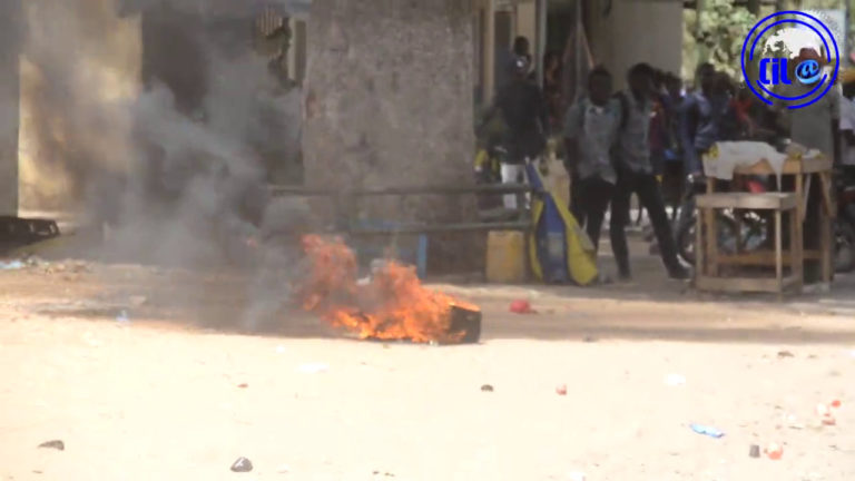 Réelection de Macky Sall, Le résumé de la  journée mouvementée des partisans d’idrissa seck et des policiers