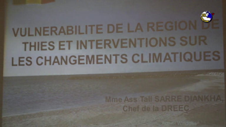 Changement climatique, Le COMRECC de Thiès sensibilisé sur la vulnérabilité de la région