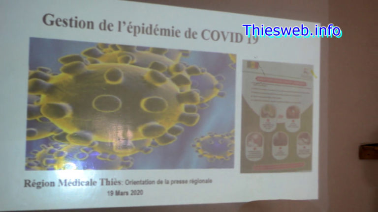 Deux mois  aprés le 1er cas de covid 19 au sénégal, Thies a atteint la barre de 100 cas positifs et 1230 cas contacts