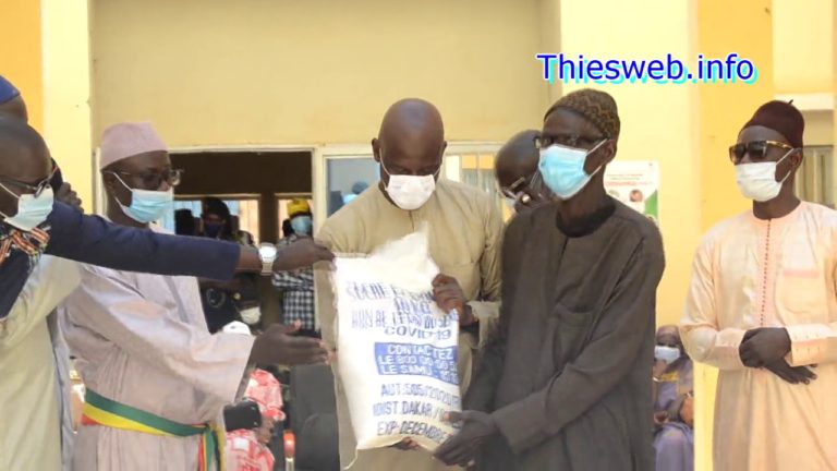 Distribution de vivres dans la région de Thiès, Le ministre Mansour Faye donne le coup d’envoi à Pout