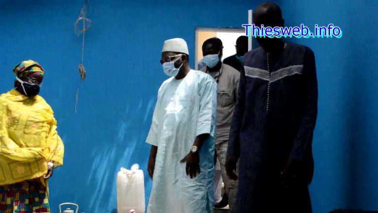 Condoléances version Coronavirus, Mamadou Lansana Cissé reçoit le ministre Alioune Sarr
