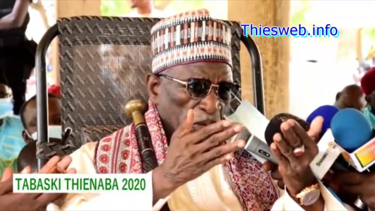 Tabaski 2020 à Thiénaba, Le nouveau khalife prie derrière l’imam et livre  son message aux talibés