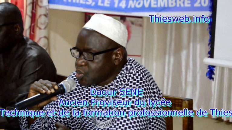 LE DRAME DE L’ENSEIGNEMENT AU SENEGAL, 90% DES EFFECTIFS SONT DANS L’ENSEIGNEMENT GENERAL  SELON L’ANCIEN PROVISEUR DU LYCEE TECHNIQUE DE THIES