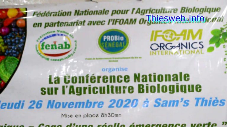 CONFERENCE NATIONALE SUR L’AGRICULTURE BIOLOGIQUE,LES POLITIQUES PUBLIQUES AU COEUR DES DEBATS