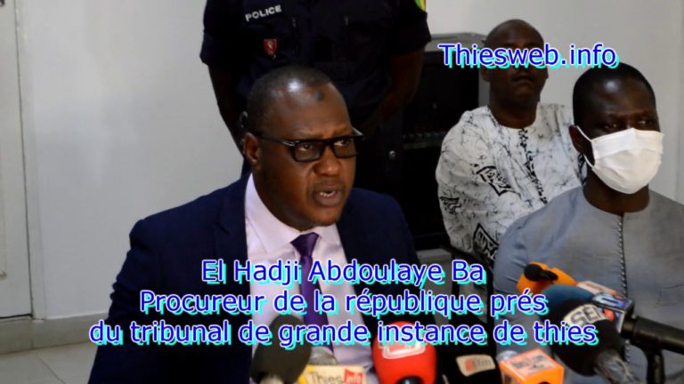 MEURTRE DE JOSEE CHRISTIANE TILMANS, LE PROCUREUR DE LA REPUBLIQUE EL HADJI ABDOULAYE BA RETRACE LES  FAITS ET TRANSMET LE DOSSIER AU JUGE INSTRUCTEUR