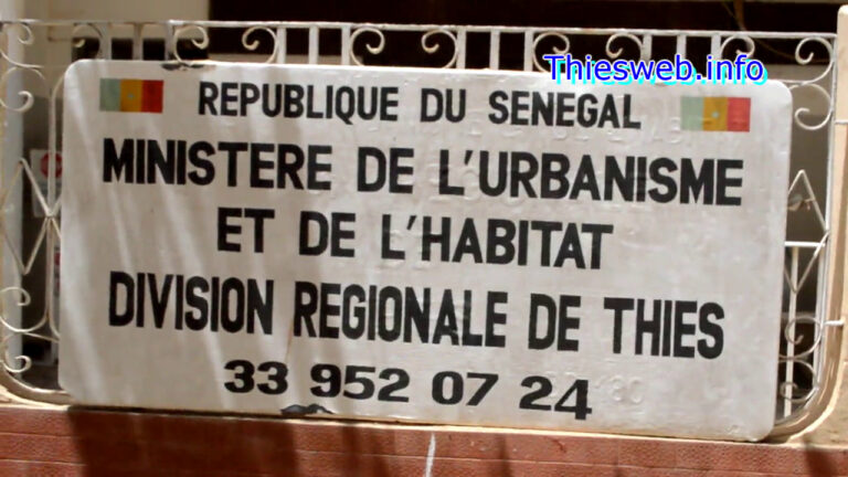 Litige foncier entre l’urbanisme et la mairie de ville à Thiès, Le chef de la division régionale de