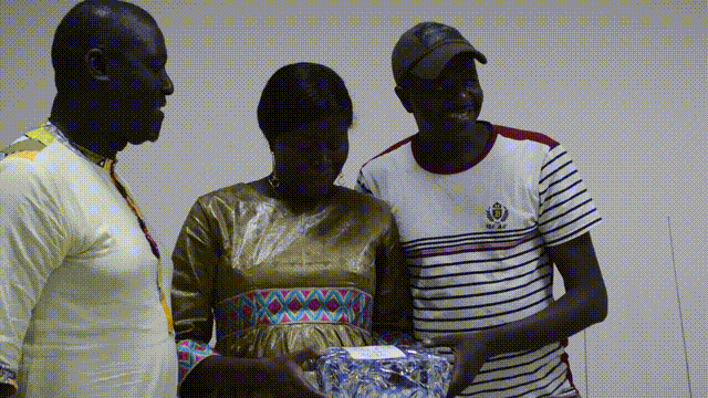 Centre culturel de Thiès , Les larmes de joie d’Anne Marie Faye Ndiaye lors de son pot de départ