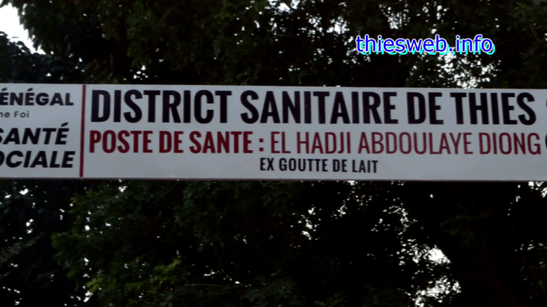 Santé, Le Poste de santé goutte de lait porte désormais le nom d’Abdoulaye Diong