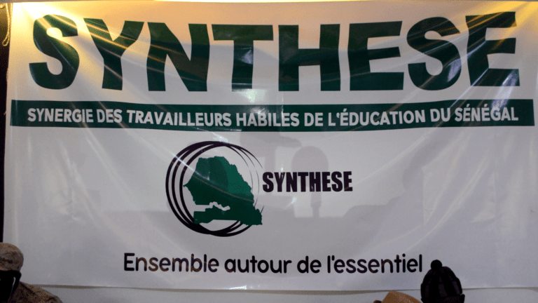 SYNTHESE, UN SYNDICAT DE RUPTURE POUR APPORTER UN PLUS SELON SON SECRETAIRE GENERAL AHMADOU BAMBA NDOYE