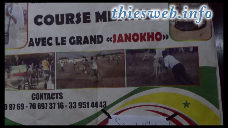 Course Mbame à Thiès, La direction technique tient la 17ième édition le samedi 7 mai au champs des courses