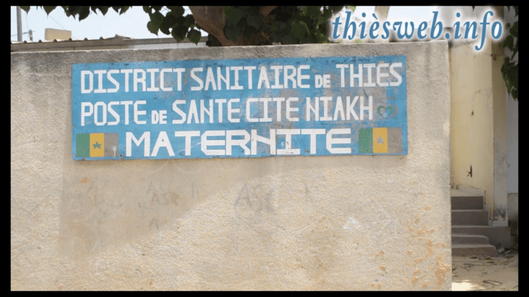 Amélioration des conditions de travail dans les postes de santé, Le maire de Thiès Est démarre la construction des maternités et de logement de sages-femmes