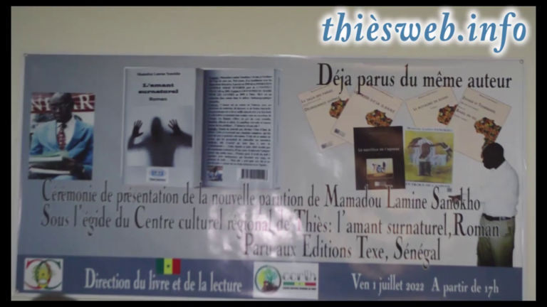 « L’ amant surnaturel », L’écrivain Mamadou Lamine Sanokho peint une société sénégalaise en pleine démence