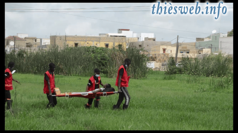 Simulation d’une inondation suivie d’affrontements, La croix rouge sénégalaise affute ses armes à Thiès