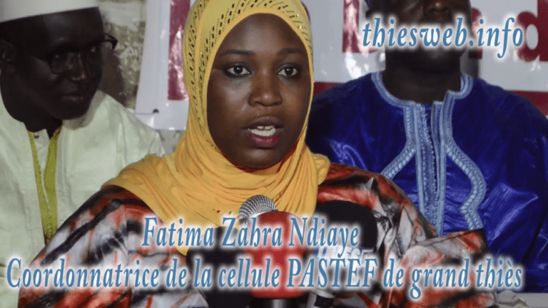 Désignée Coordonnatrice de la cellule Pastef de Grand Thiès, Fatima Zahra Ndiaye souhaite que Birame Soulèye Diop reste député maire pour l’intérêt des thiessois