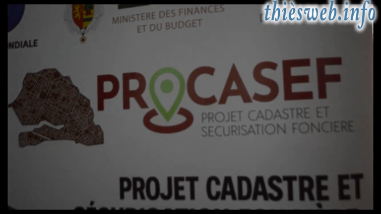 Cadastre et sécurisation des terres, Le PROCASEF lance la dématérialisation du registre foncier  dans la région de Thiès