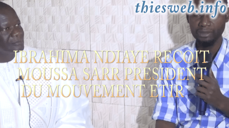 EMISSION LES RENDEZ VOUS POLITIQUES DE THIESWEB, IBRAHIMA NDIAYE RECOIT MOUSSA SARR PRESIDENT DU MOUVEMENT ETIR SUR DES QUESTIONS D’ACTUALITE