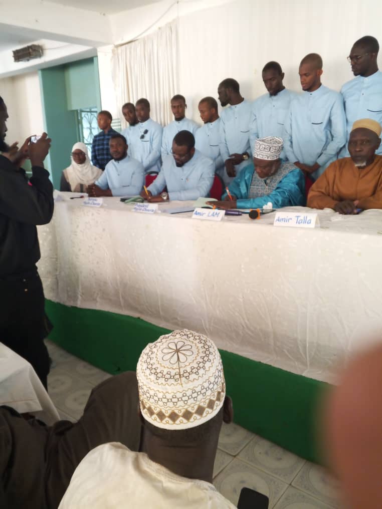 Thiès, La Jama&rsquo;atou Ibadou Rahmane signe un protocole d&rsquo;accord avec le mouvement JUSTE